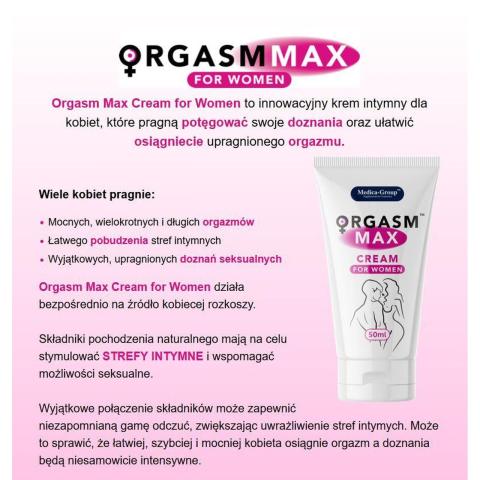 Krem stymulujący dla kobiet 50 ml – intensywniejsze doznania i nawilżenie