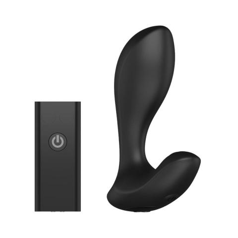 Wibrujący korek analny medium z pilotem - 6 trybów, USB, IPX7