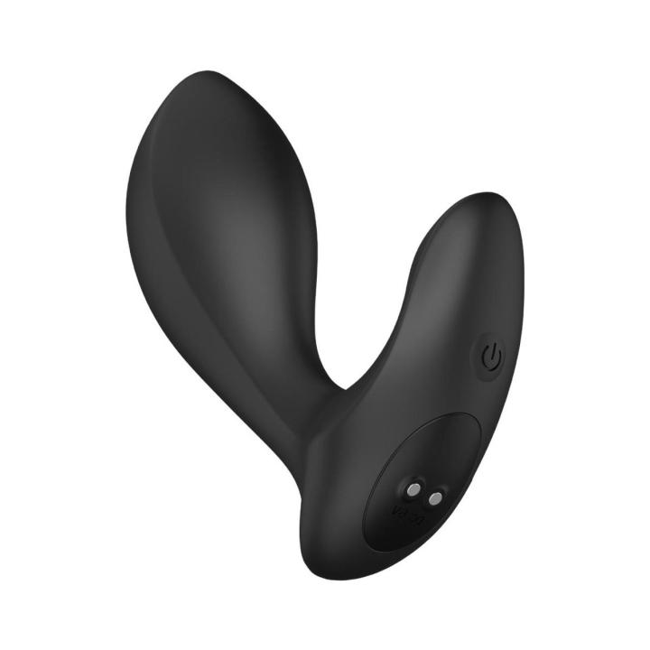 Wibrujący korek analny medium z pilotem - 6 trybów, USB, IPX7