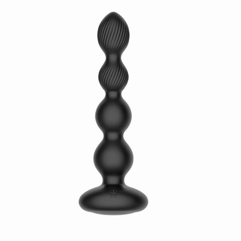 Rotujący stymulator analny z pilotem 27 trybów, silikon, USB, IPX7