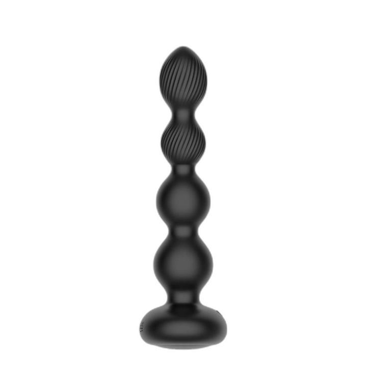 Rotujący stymulator analny z pilotem 27 trybów, silikon, USB, IPX7