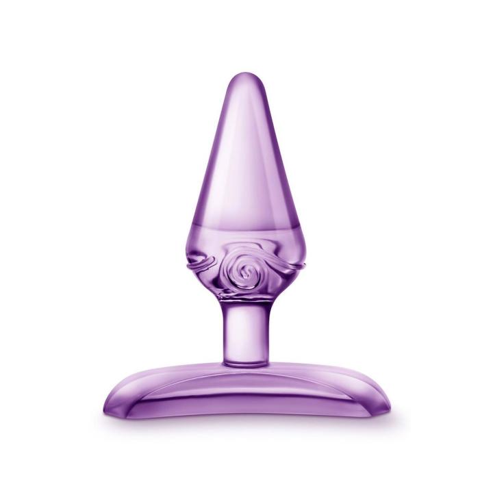 Mini plug analny fioletowy 6,9 cm dla początkujących