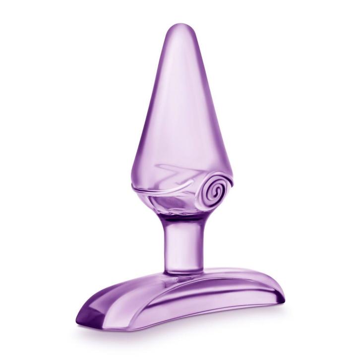 Mini plug analny fioletowy 6,9 cm dla początkujących