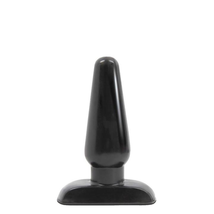 Średni korek analny PVC 12 cm – zwężany, wygodna podstawa