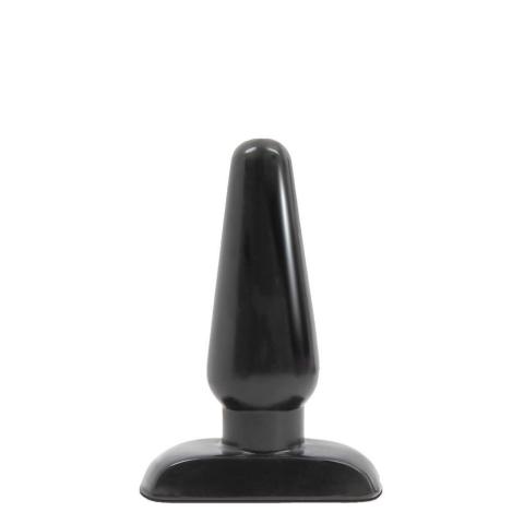 Średni korek analny PVC 12 cm – zwężany, wygodna podstawa