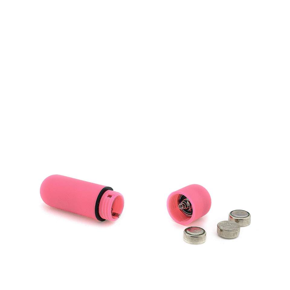 Różowy mini wibrator typu bullet wykonany z tworzywa ABS