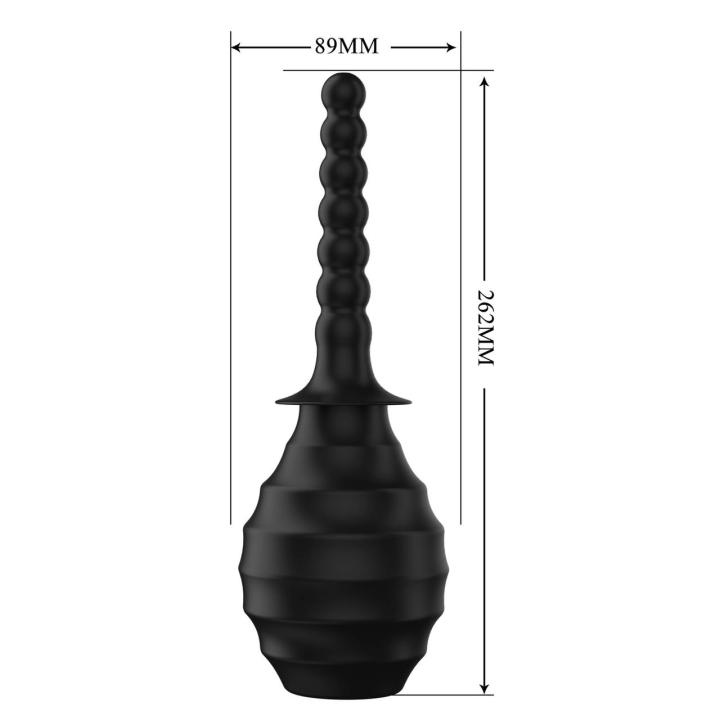 Irygacja analna 330 ml czarna – gruszka do higieny analnej