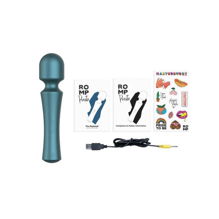Mini masażer wand USB – 6 poziomów, 4 tryby, wodoodporny IPX7