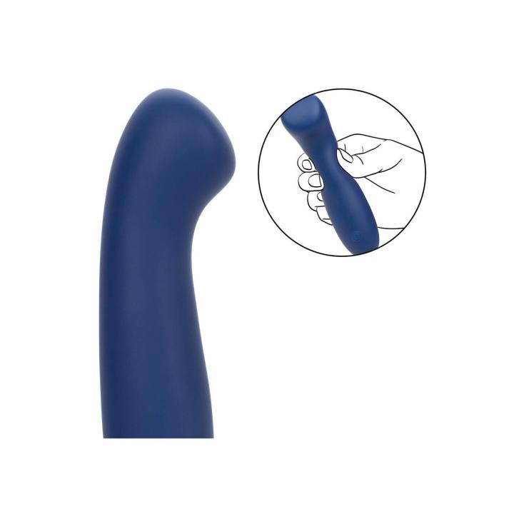 Masażer punktu G 15,25 cm IPX7, silikon, pamięć trybu, USB