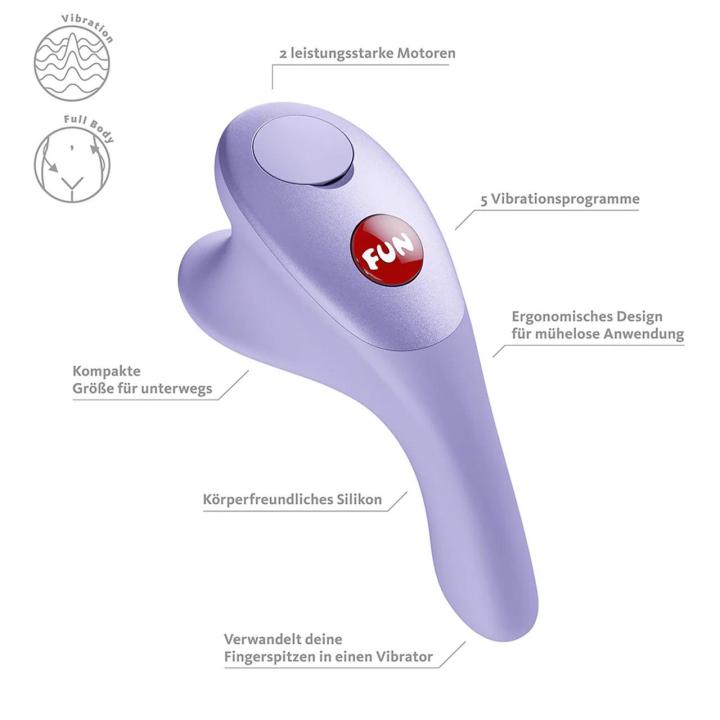 Fun Factory Be·One Purple – mini wibrator 2 silniki, IPX7, USB-C | Loris.pl
