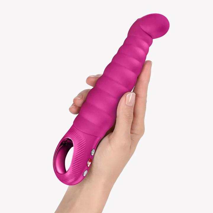 Wibrator do punktu G magenta Fun Factory Patchy Paul Magenta – 12 programów, uchwyt loop, USB-C, IPX7