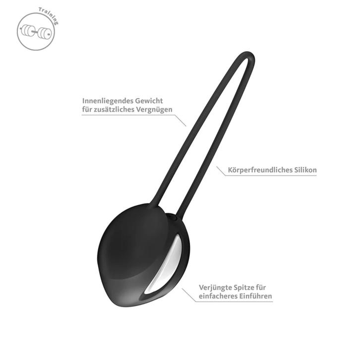 Fun Factory Smartball Uno Black – kulka gejszy do ćwiczeń Kegla | Loris.pl