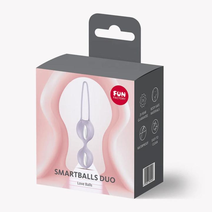 Fun Factory Smartballs Duo Lavender – kulki gejszy do ćwiczeń Kegla | Loris.pl