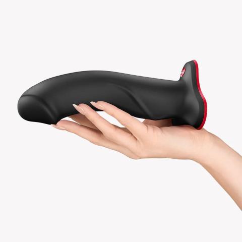 Fun Factory The Boss Stub Black – dildo silikonowe z przyssawką IPX7 | Loris.pl