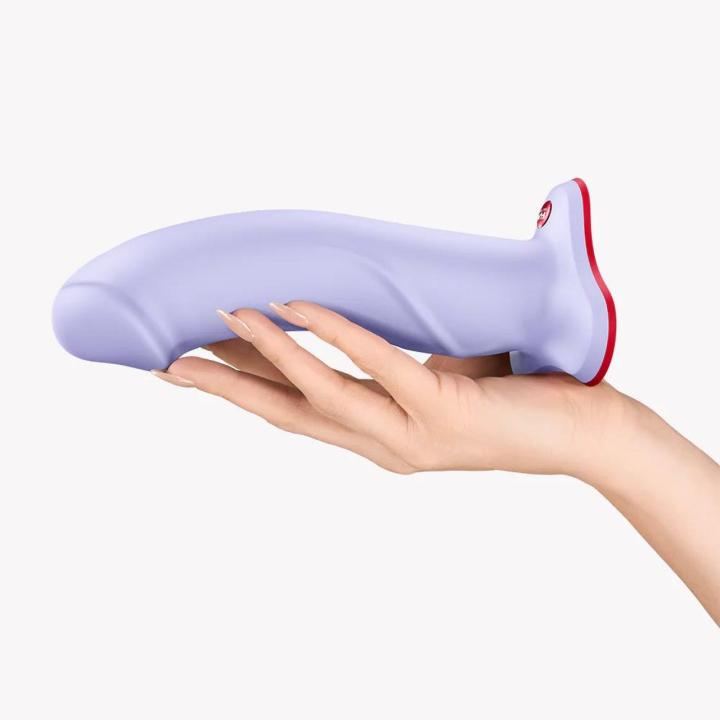 Fun Factory The Boss Stub Purple – dildo silikonowe z przyssawką IPX7 | Loris.pl
