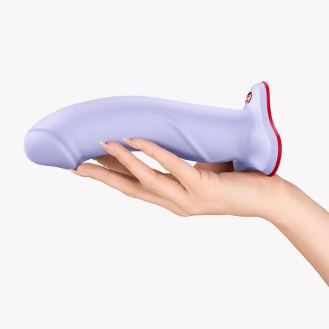 Fun Factory The Boss Stub Purple – dildo silikonowe z przyssawką IPX7 | Loris.pl