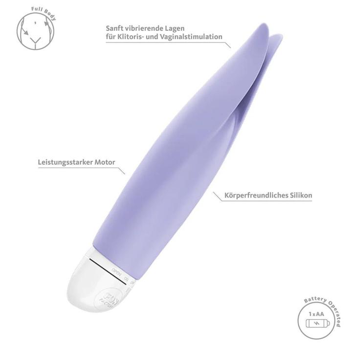 Fun Factory Volita Violet – stymulator silikonowy IPX7 | Loris.pl