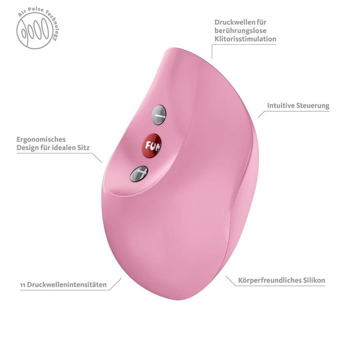 Fun Factory Delicia Rosé – stymulator łechtaczki Air Pulse 11 trybów IPX7