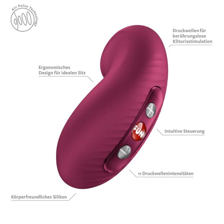 Fun Factory Desire Wine Red – stymulator łechtaczki Air-Pulse USB-C IPX7