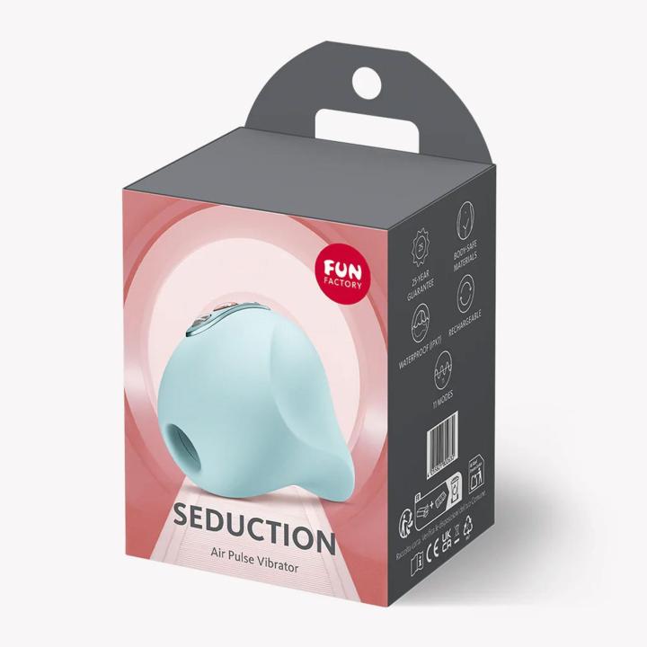 Fun Factory Seduction Ice Blue – stymulator łechtaczki fale ciśnieniowe 11 trybów IPX7