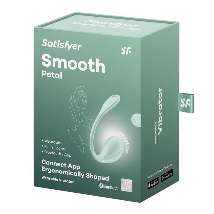 Satisfyer Smooth Petal Mint – wibrator do punktu G z aplikacją | Loris.pl
