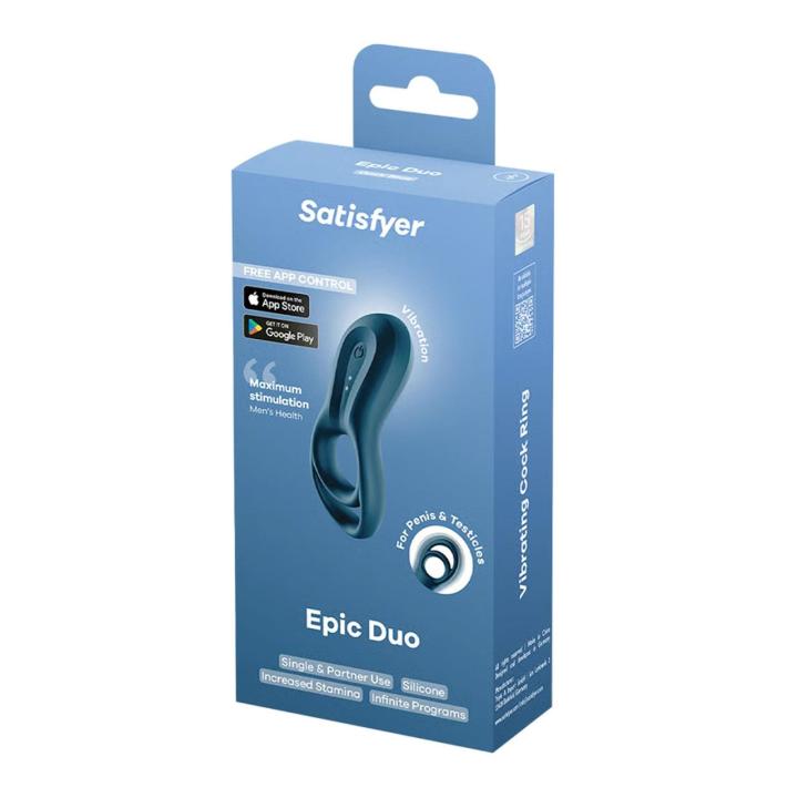 Satisfyer Epic Duo Connect – pierścień wibrujący z aplikacją | Loris.pl