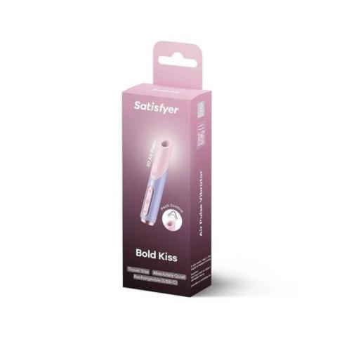 Satisfyer Bold Kiss – mini stymulator fal powietrznych USB-C | Loris.pl
