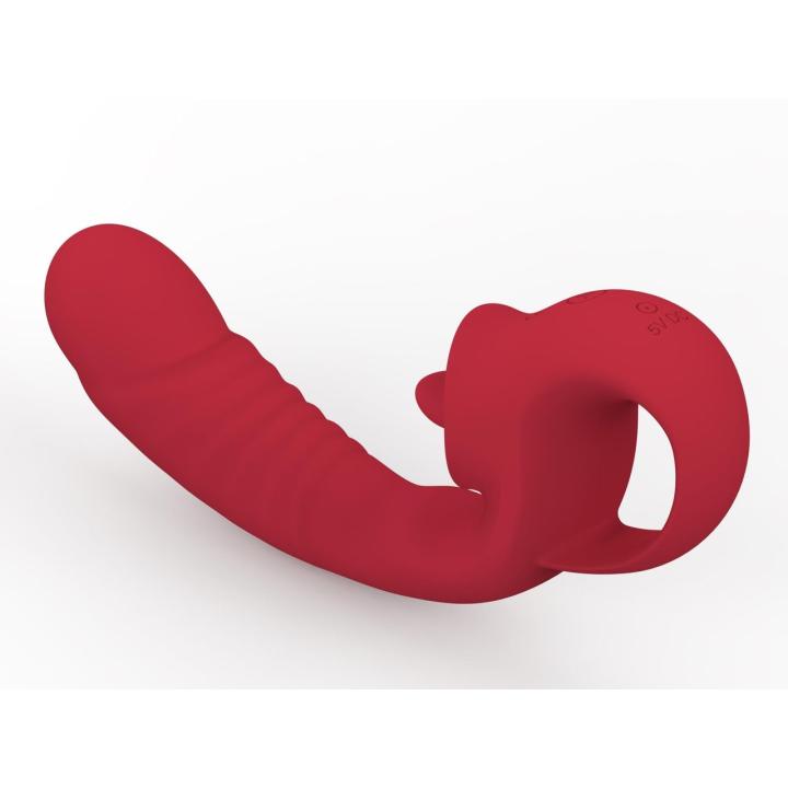 Liżący wibrator USB wodoodporny z silikonu - 10 trybów i wibracje