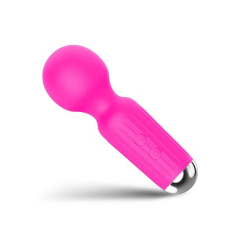 Różowy mini masażer wibracyjny USB 20 trybów wodoodporny