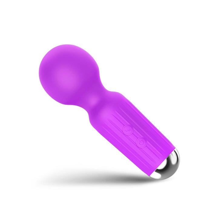 Mini masażer erotyczny USB fioletowy 20 trybów wodoodporny