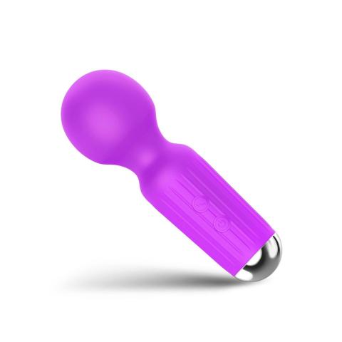 Mini masażer erotyczny USB fioletowy 20 trybów wodoodporny