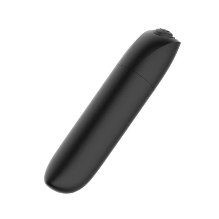 Mini wibrator bullet USB 20 trybów wodoodporny czarny | mocne wibracje