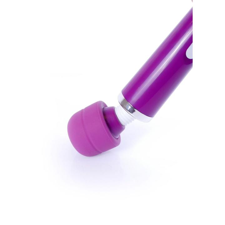 Fioletowa różdżka masująca USB 10 trybów – mocny masażer do ciała i stymulacji