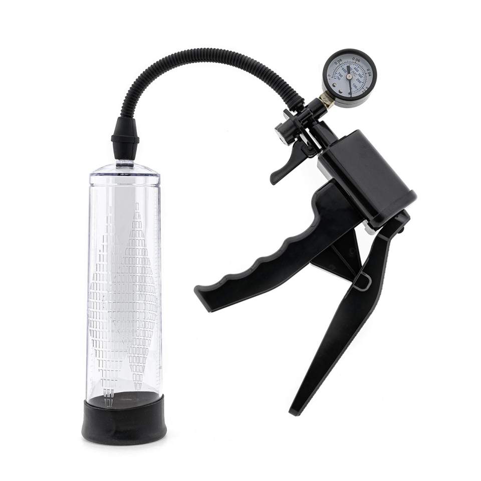 Pompka próżniowa do penisa z manometrem