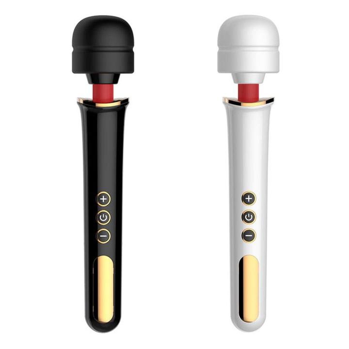 Biały masażer wibracyjny USB – 10 programów, 5 poziomów mocy