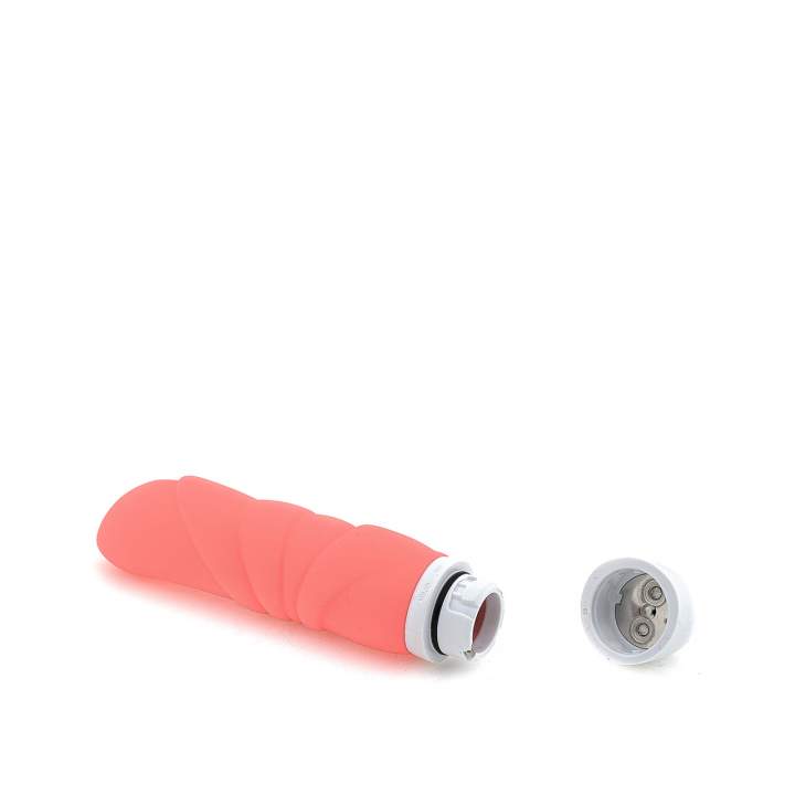 Czerwony silikonowy mini wibrator Jam Fun Factory do masażu łechtaczki i pochwy