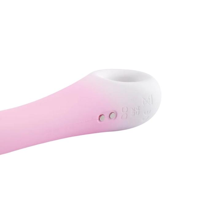 Wibrator punktu G sterowany aplikacją bluetooth różowy ładowany usb