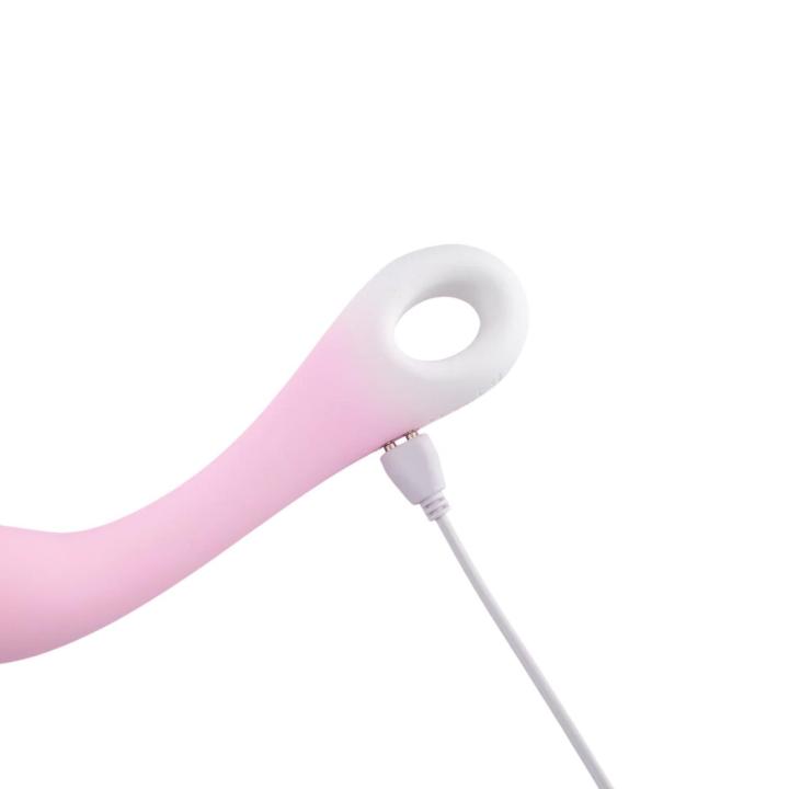 Wibrator punktu G sterowany aplikacją bluetooth różowy ładowany usb