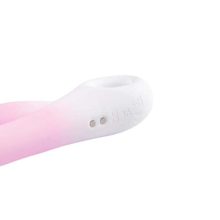 Króliczek sterowany aplikacją bluetooth do punktu g i łechtaczki, różowy, usb