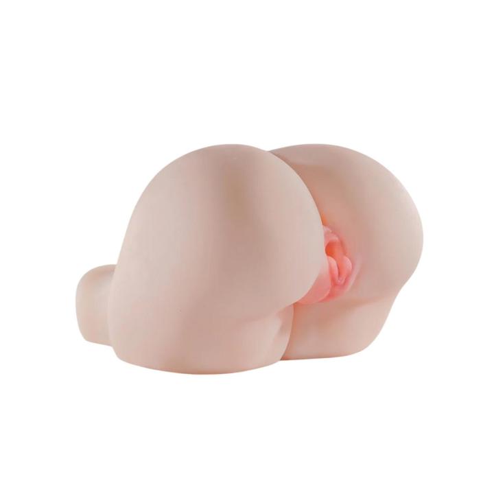 Realistyczny masturbator z wibracjami 1,1 kg – dwa otwory waginalny i analny