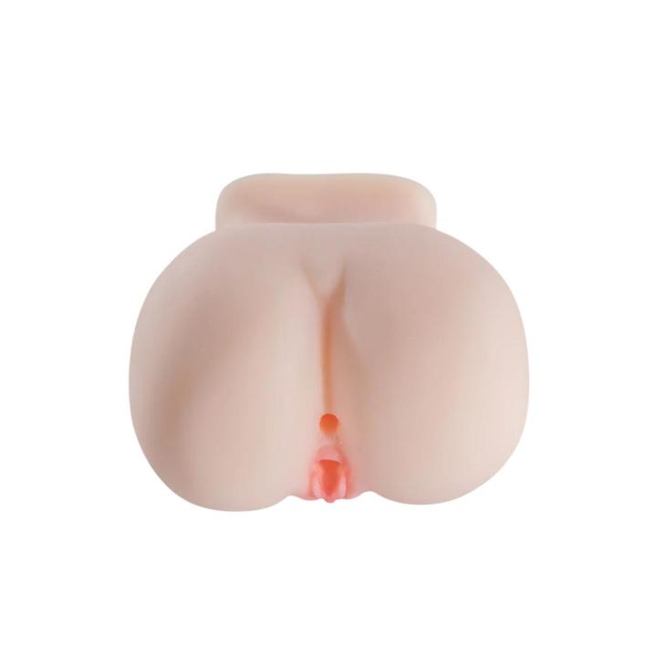 Realistyczny masturbator z wibracjami 1,1 kg – dwa otwory waginalny i analny