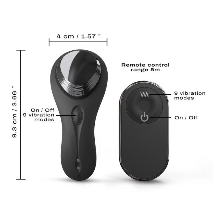Dyskretny wibrator do bielizny z pilotem i magnesem – cichy, IPX7