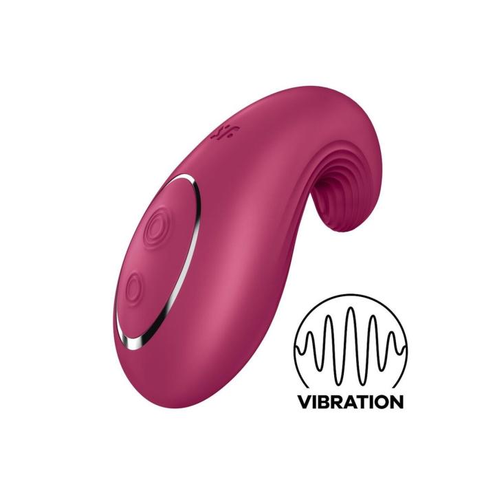 Satisfyer Dipping Delight Berry – stymulator łechtaczki 2 silniki | Loris.pl