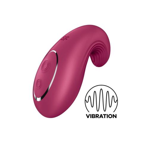 Satisfyer Dipping Delight Berry – stymulator łechtaczki 2 silniki | Loris.pl