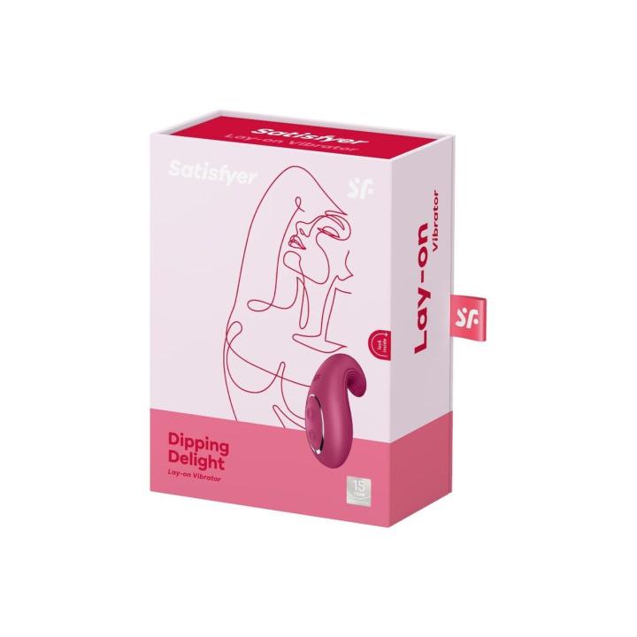 Satisfyer Dipping Delight Berry – stymulator łechtaczki 2 silniki | Loris.pl