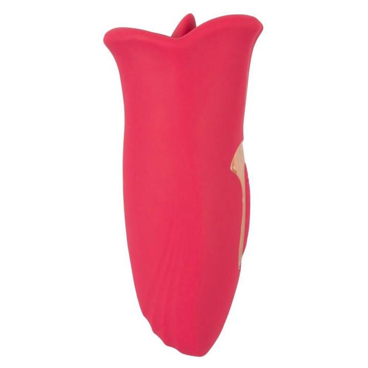 Stymulator oralny z ruchomymi ustami i wibrującym języczkiem 13 cm