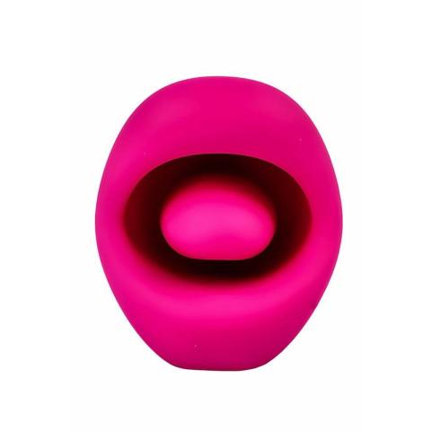 Stymulator oralny wodoodporny z wibrującym języczkiem i ruchomymi ustami