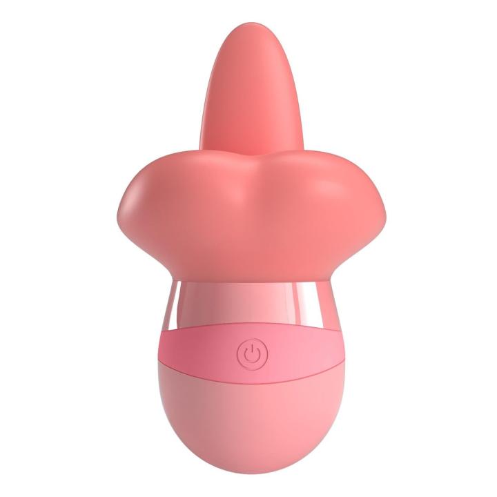 Stymulator łechtaczki z ruchem lizania 10 trybów TPE ładowanie USB