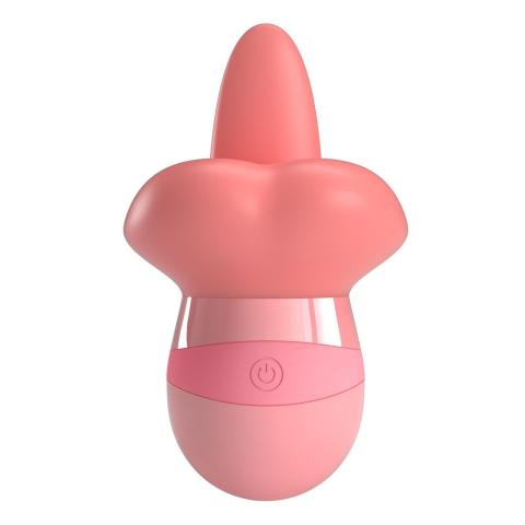Stymulator łechtaczki z ruchem lizania 10 trybów TPE ładowanie USB