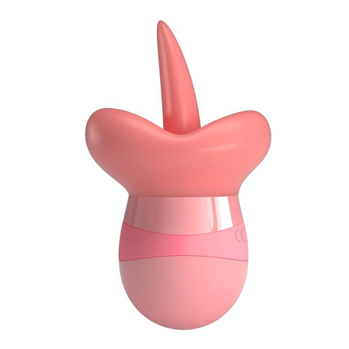 Stymulator łechtaczki z ruchem lizania 10 trybów TPE ładowanie USB
